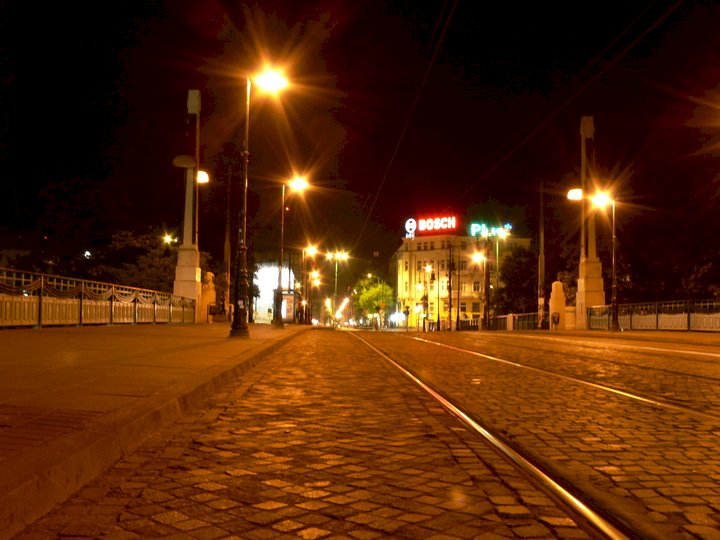 Oświetlenie Mostu Teatralnego
